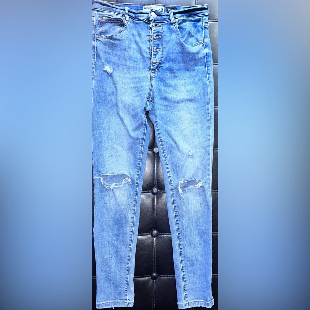 Garage Denim Premium Taille Ultra- Haute- Ultra High Rise medium wash jeggings